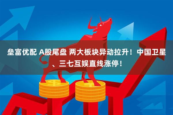 垒富优配 A股尾盘 两大板块异动拉升！中国卫星、三七互娱直线涨停！