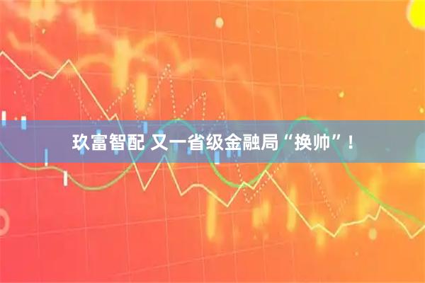 玖富智配 又一省级金融局“换帅”！